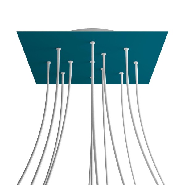 12 Holes - EXTRA LARGE Square Ceiling Canopy Kit - Rose One System