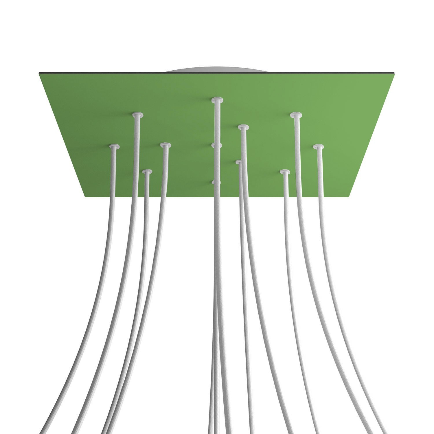 12 Holes - EXTRA LARGE Square Ceiling Canopy Kit - Rose One System