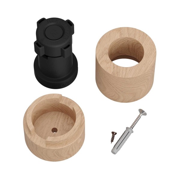 Wood String Light Bulb Socket Cover Kit